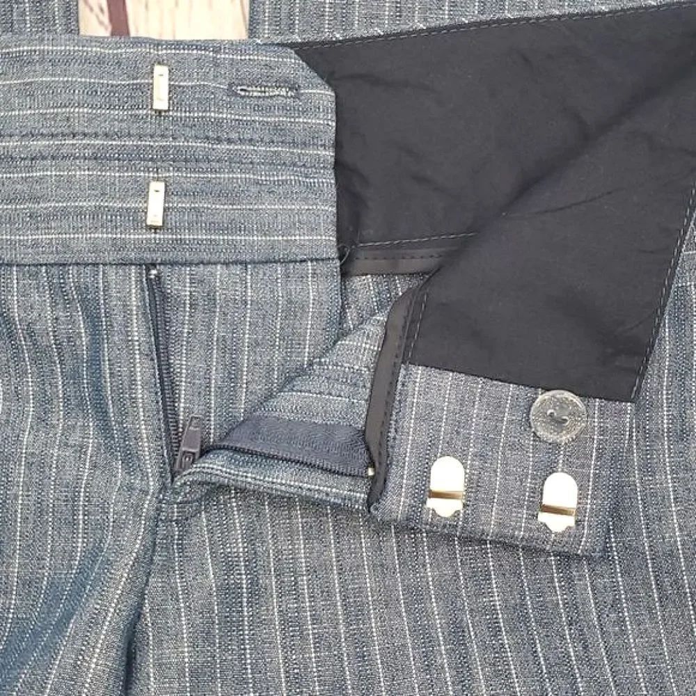 Twenty One Boot Cut Striped Denim Pants. Size 26 - Picture 9 of 10